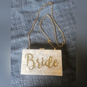 Bride Acrylic Clutch/Crossbody